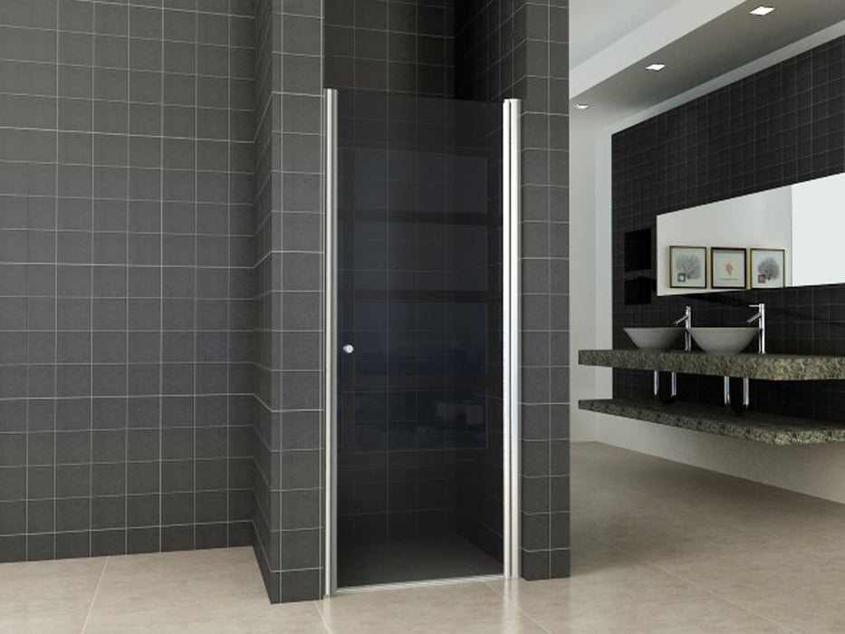 nisdeur met profiel 800x2000 8mm NANO rookglas