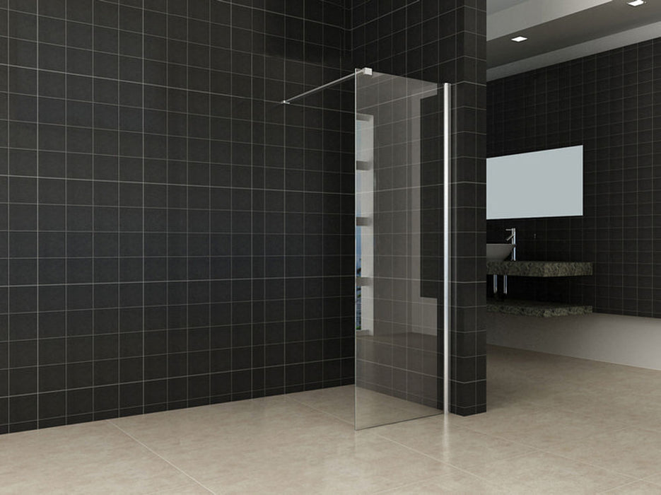 inloopdouche + muurprofiel 600x2000 10mm NANO glas