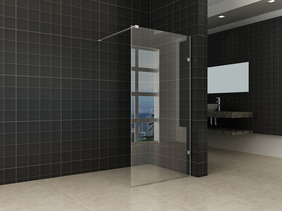 profielloze inloopdouche 900x2000 8mm NANO glas