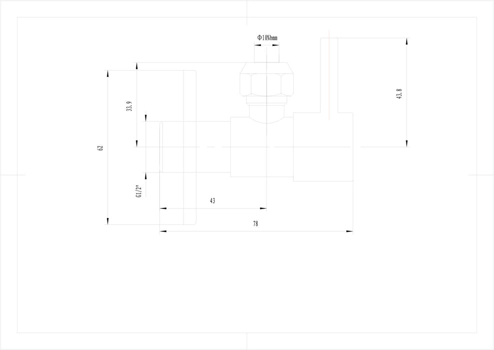 Xellanz Minimal hoekstopkraan 1/2" x 3/8" of knel 10 mm mat zwart