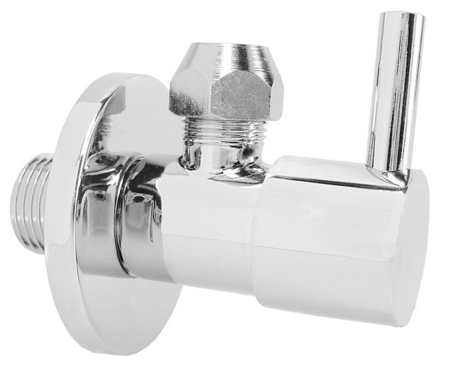 Xellanz Minimal Hoekstopkraan 3/8" x 3/8" of knel 10 mm chroom