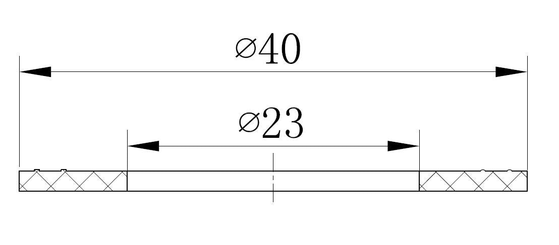 rubber pakking tbv bevestigingsmoer 1/2'' toiletkranen