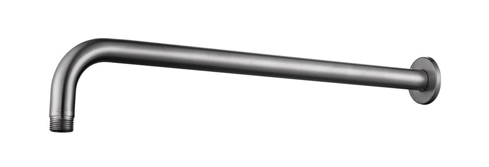 Luxe douchearm rond muurbev. 40cm RVS