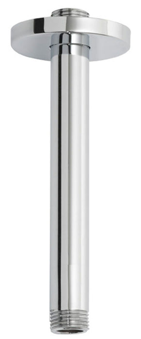luxe douchearm rond plafondbev. 15cm chroom