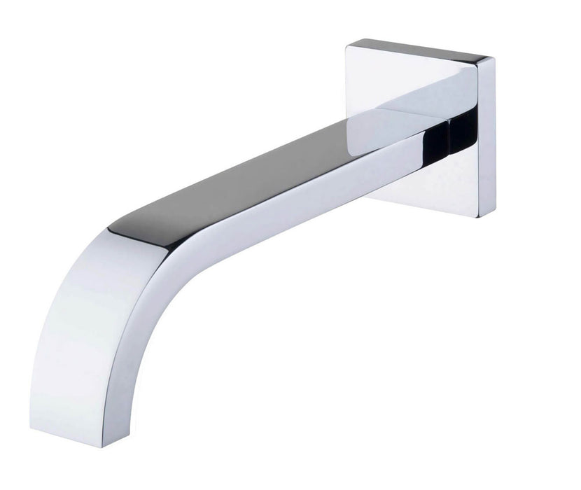 inbouw-uitloop vierkant 25cm 1/2'' chroom