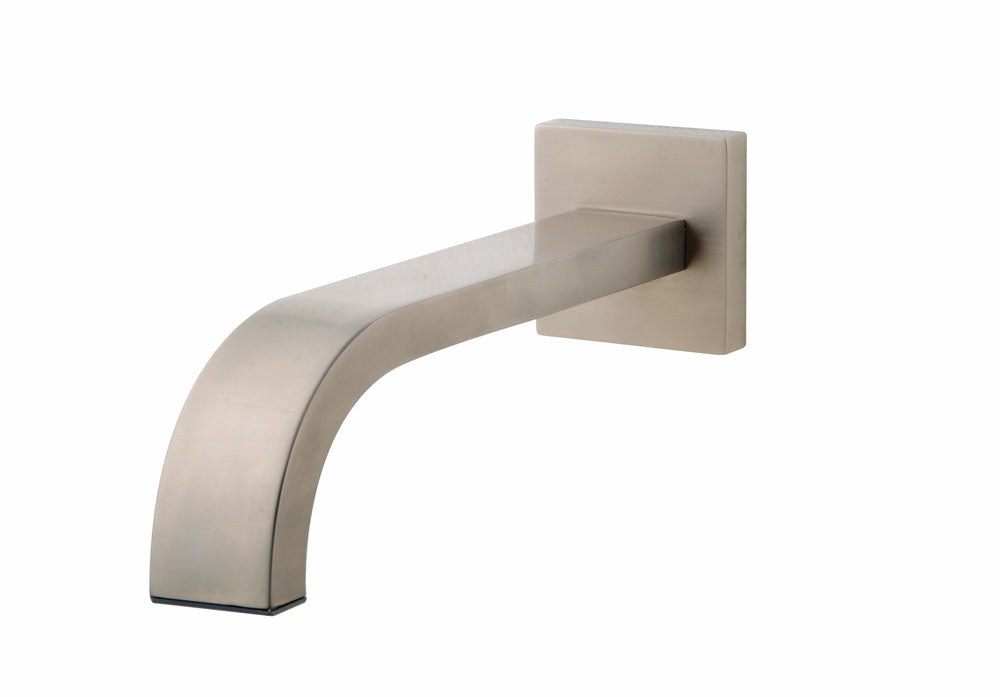 inbouw-uitloop vierkant 25cm 1/2'' geborsteld staal