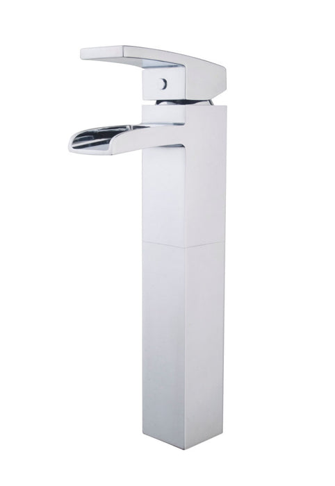 Rombo HOGE waterval-wastafelkraan chroom