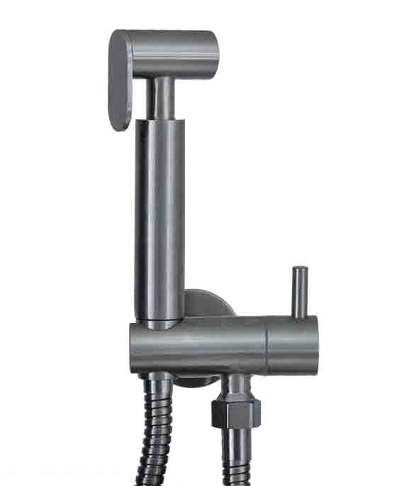 RVS-304 bidet-handdoucheset rond