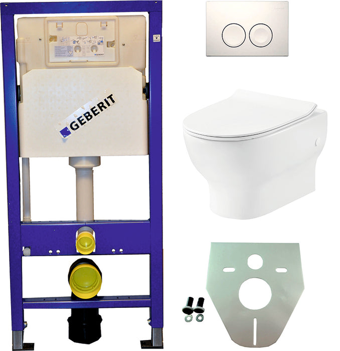 Geberit UP 100 +Mercurius wc+zitt.+Delta 25 wit