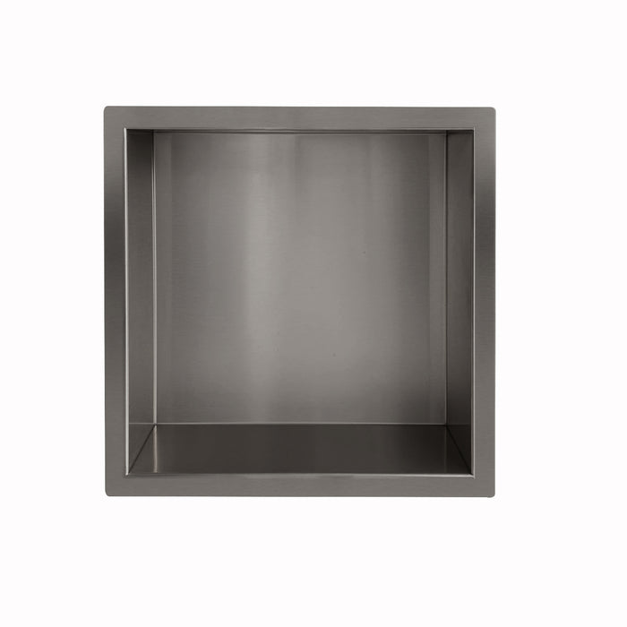 Wiesbaden inbouwnis 30x30x7cm gunmetal