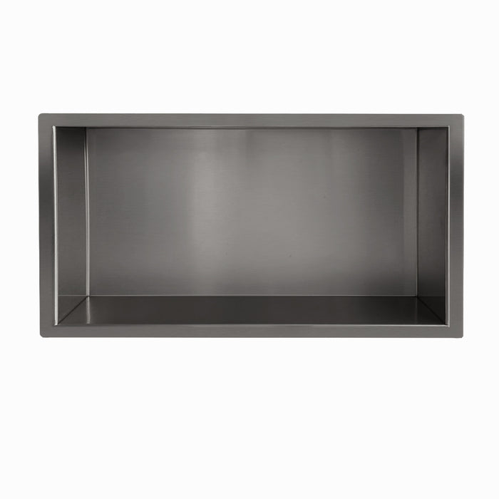 Wiesbaden inbouwnis 30x60x7cm gunmetal