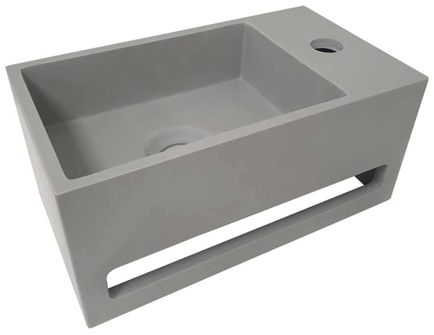 Wiesbaden Julia fontein rechts Solid surface 35 x 20 x 16 cm betonlook