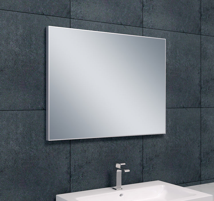 Spiegel aluminium lijst 80 x 60 x 2,1 cm