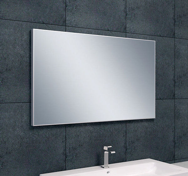 Spiegel aluminium lijst 100 x 60 x 2,1 cm