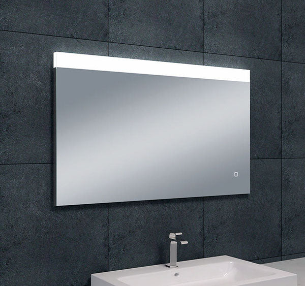 Single dimbare LED condensvrije spiegel 100 x 60 cm
