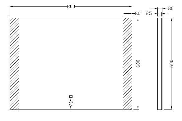 Sunny dimbare LED condensvrije spiegel 80 x 60 cm