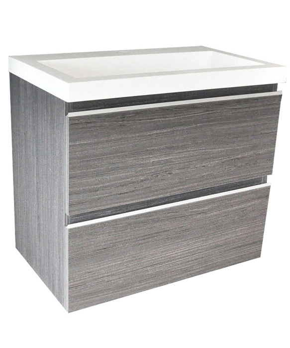 onderkast 60cmx36cm zo.wastafel houtn. grijs