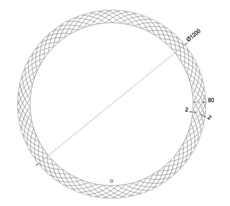Deco condensvrije led-spiegel 120 cm