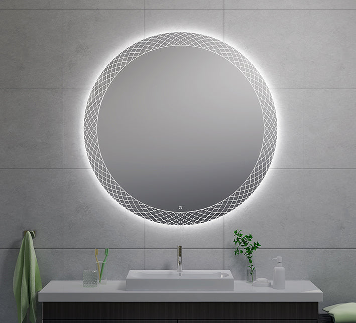Deco condensvrije led-spiegel 120 cm