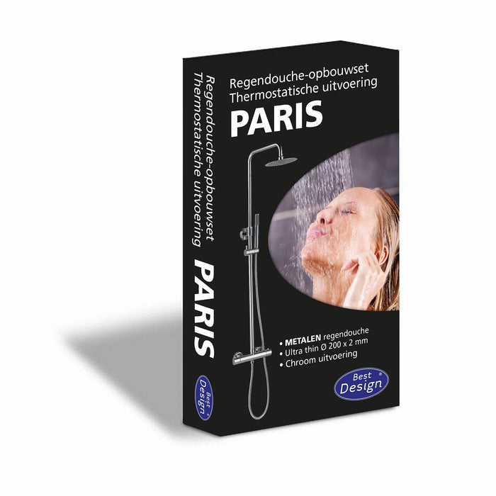 Best-Design Paris-200 thermostatische regendouche-opbouwset