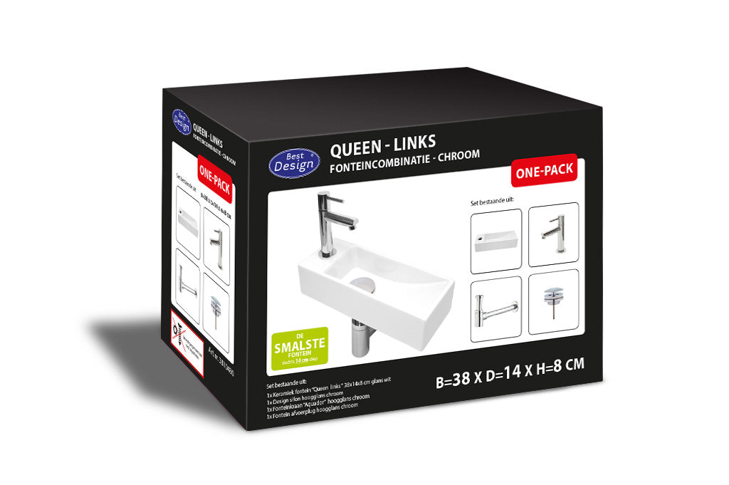 Best-Design One Pack fonteincombinatie Queen Links