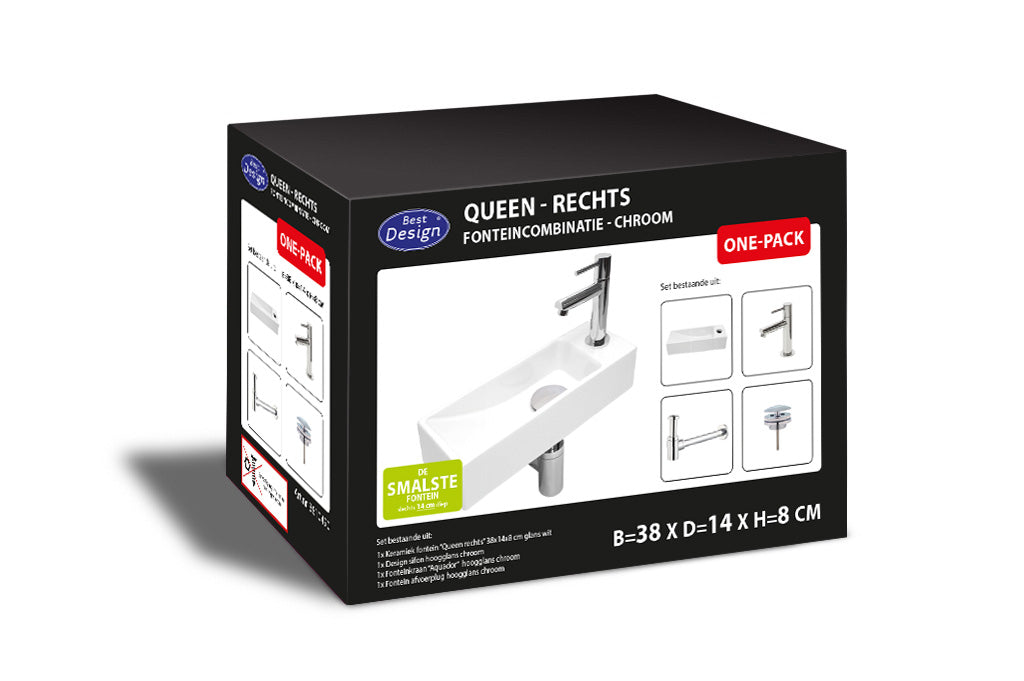 Best-Design One Pack fonteincombinatie Queen Rechts
