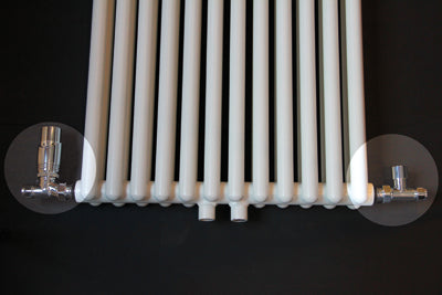 Best-Design Luxe radiator-aansluitset Recht universeel (DS-BLAUW)