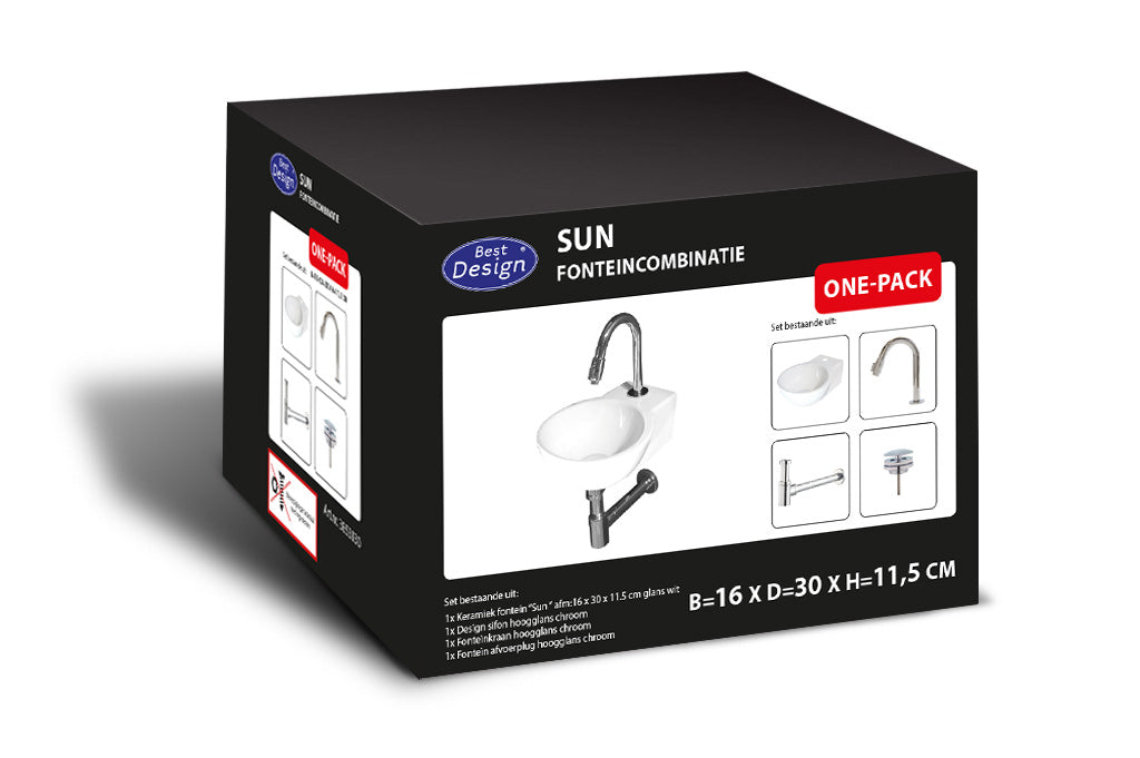 Best-Design One Pack fonteincombinatie Sun