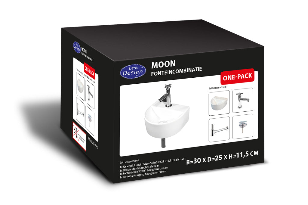 Best-Design One Pack fonteincombinatie Moon