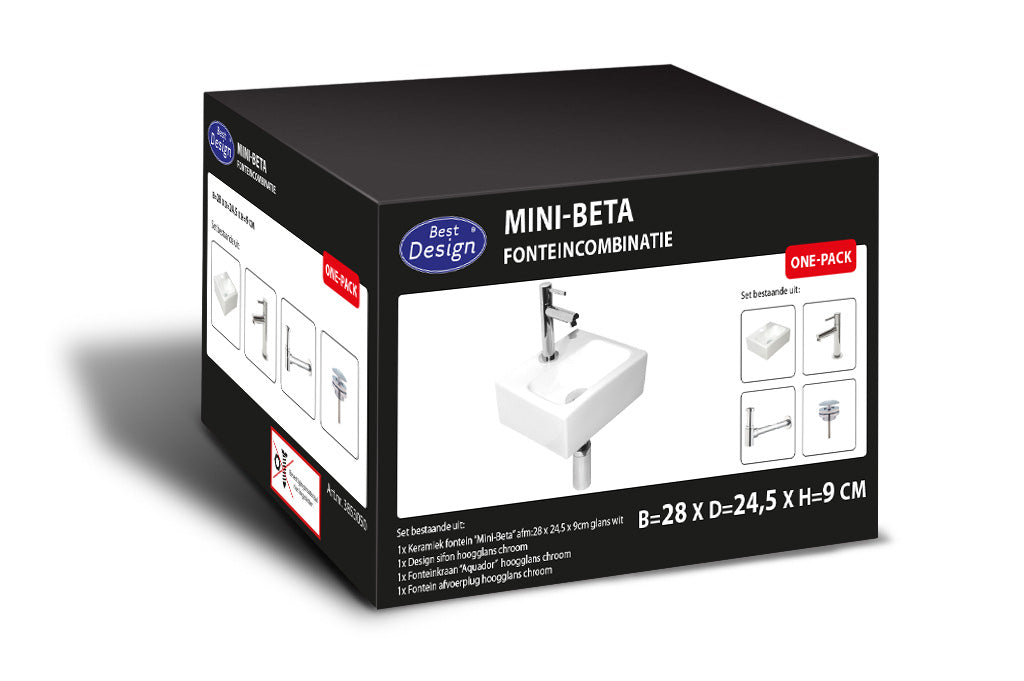 Best-Design One pack fonteincombinatie Mini-Beta
