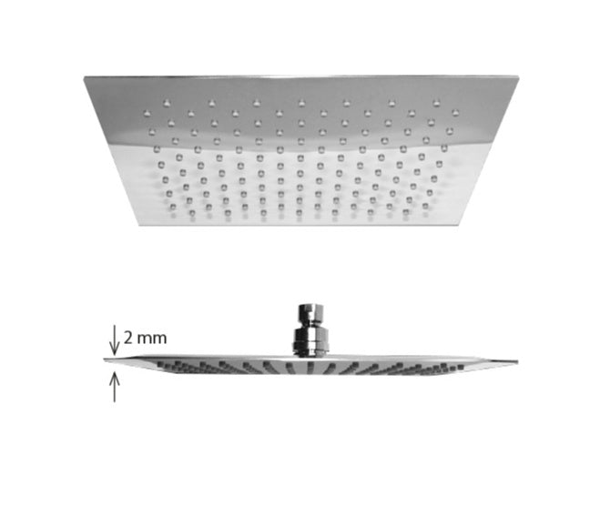 Best-Design Square-Thin regendouche 200x200 mm dikte 2mm