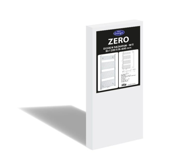 Best-Design Zero-White radiator Wit 729 W 1200x600mm