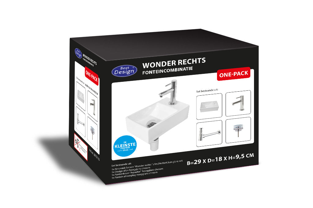 Best-Design One Pack fonteincombinatie Wonder Rechts