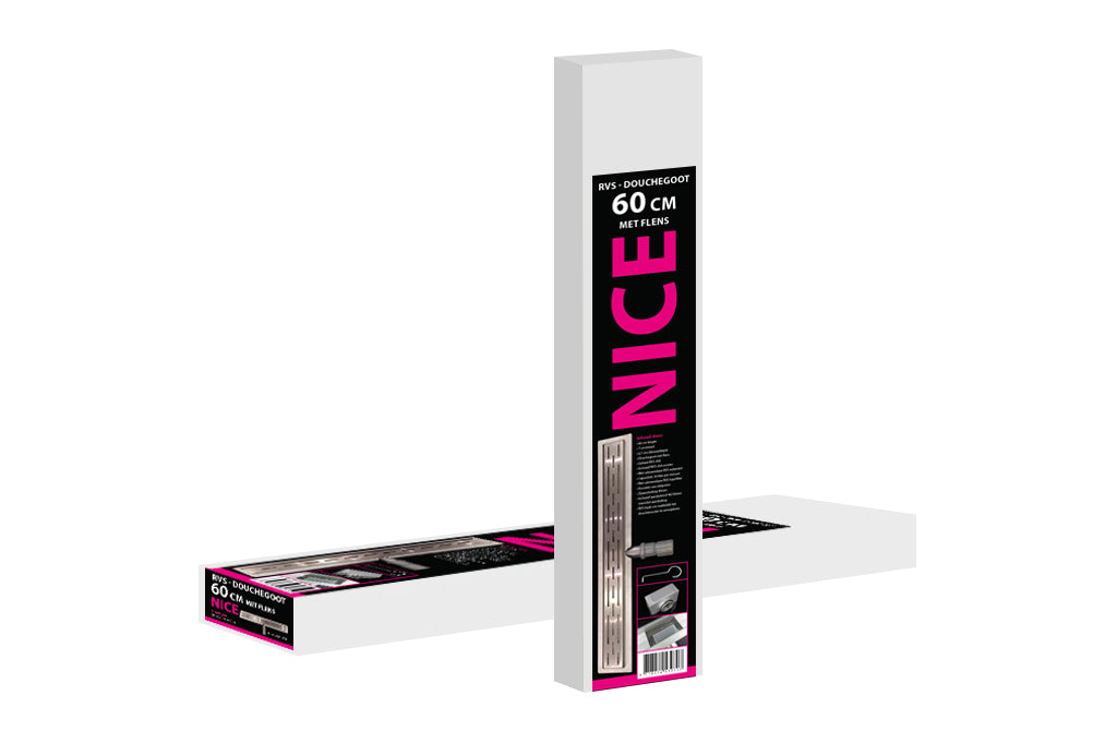 Best-Design Nice douchegoot met flens 60 cm