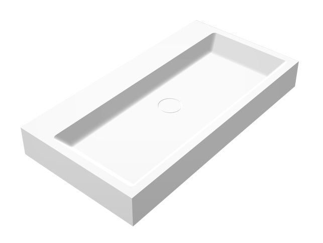 Best-Design Opera-80 wastafel Just-Solid 80x42x10cm