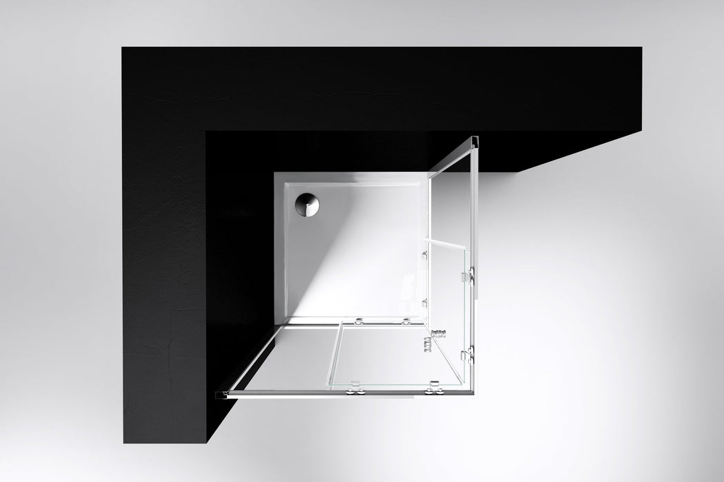 Best-Design Project douche hoekinstap 80x80x190cm glas 5mm