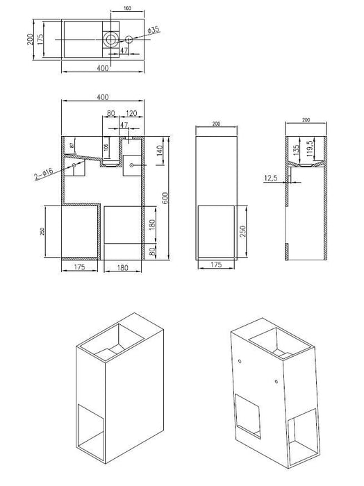 Best-Design Venus fontein Just-Solid 40x20x60cm