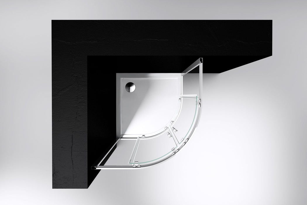 Best-Design Project 1/4 ronde douchecabine 100x100x190cm glas 5mm