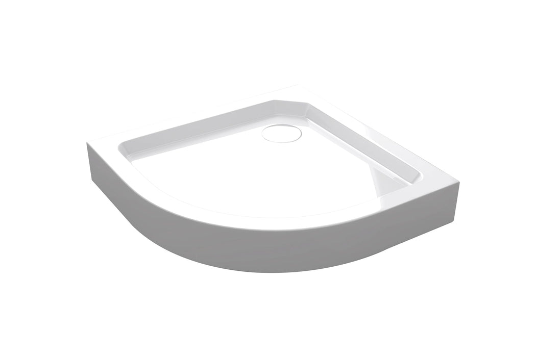 Best-Design Project opbouwdouchebak 1/4-Rond 80x80x14 cm R=550