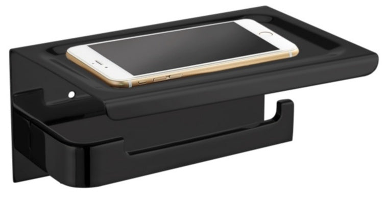 Best-Design Phone toiletrolhouder Nero mat-zwart (zonder telefoon)