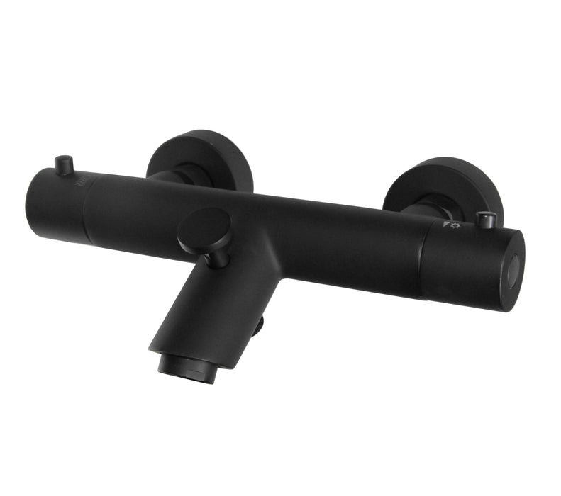 Best-Design Colari opbouw badthermostaat Nero mat-zwart