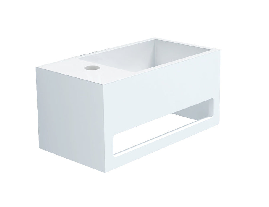 Best-Design Mona-Links fontein incl.handdoekhouder Just-Solid 33x18x16cm