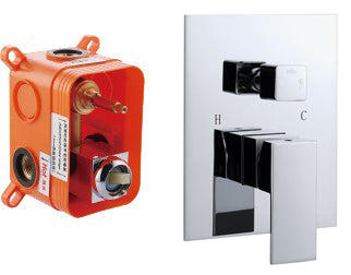 Best-Design Monte inbouw douchemengkraan + omstel 2 functies incl.Inb box