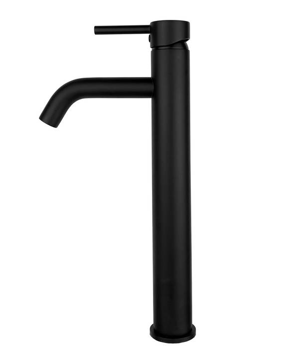Best-Design Mitaal hoge-wastafelkraan Messing Nero mat-zwart