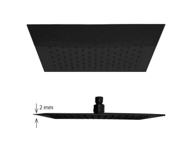 Best-Design RVS Nero-brause-300 regendouche vierkant mat-zwart