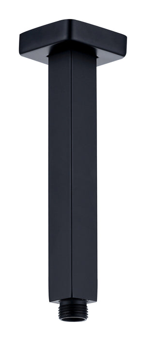 Best-Design RVS Nero-Muka plafondbeugel vierkant mat-zwart 20 cm
