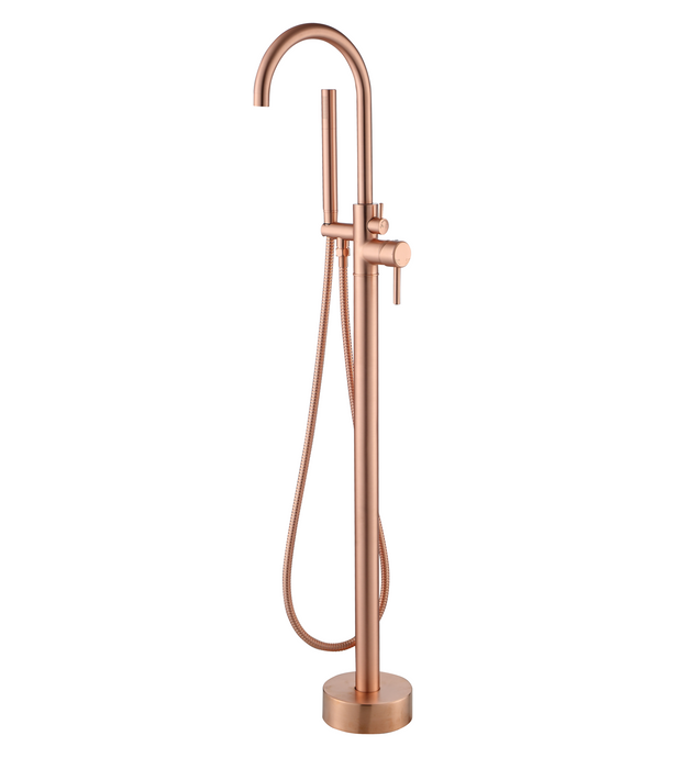 Best-Design Lyon vrijstaande badkraan H=119 cm rosé-mat-goud