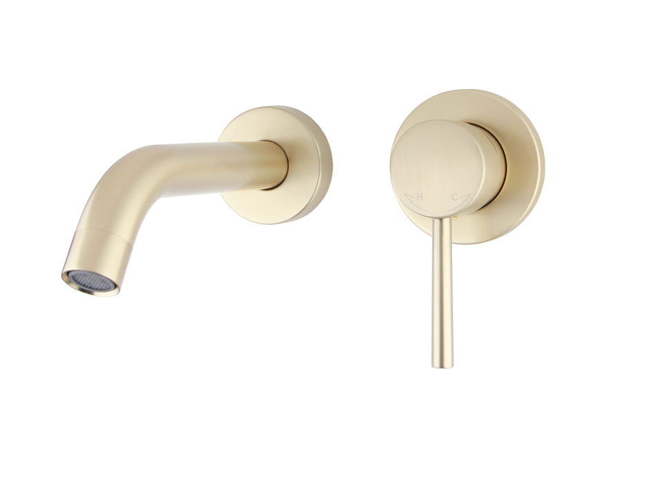 Best-Design Nancy inbouw-wandmengkraan uitl=20cm mat-goud