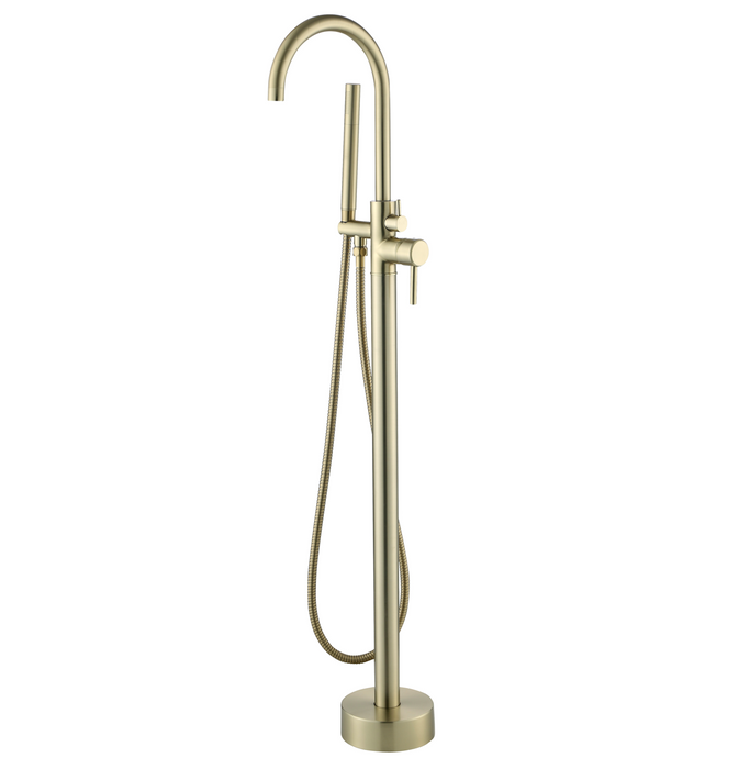 Best-Design Nancy vrijstaande badkraan H=119 cm mat-goud