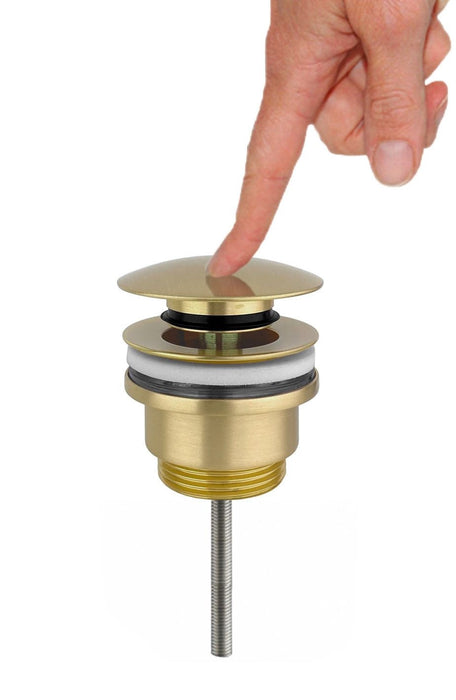Best-Design Nancy clic-waste z/overloop 5/4 Mat-Goud